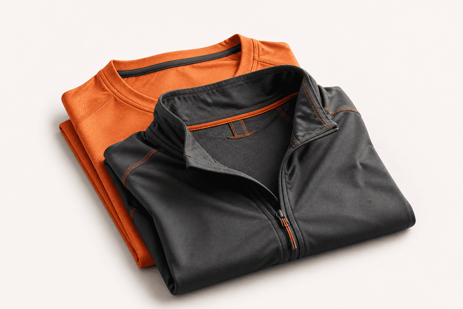 Performance sports jacket and tee